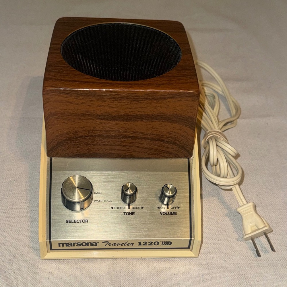 VTG Marsona Traveler 1220 Sound Conditioner White Noise Machine Tested/Working
